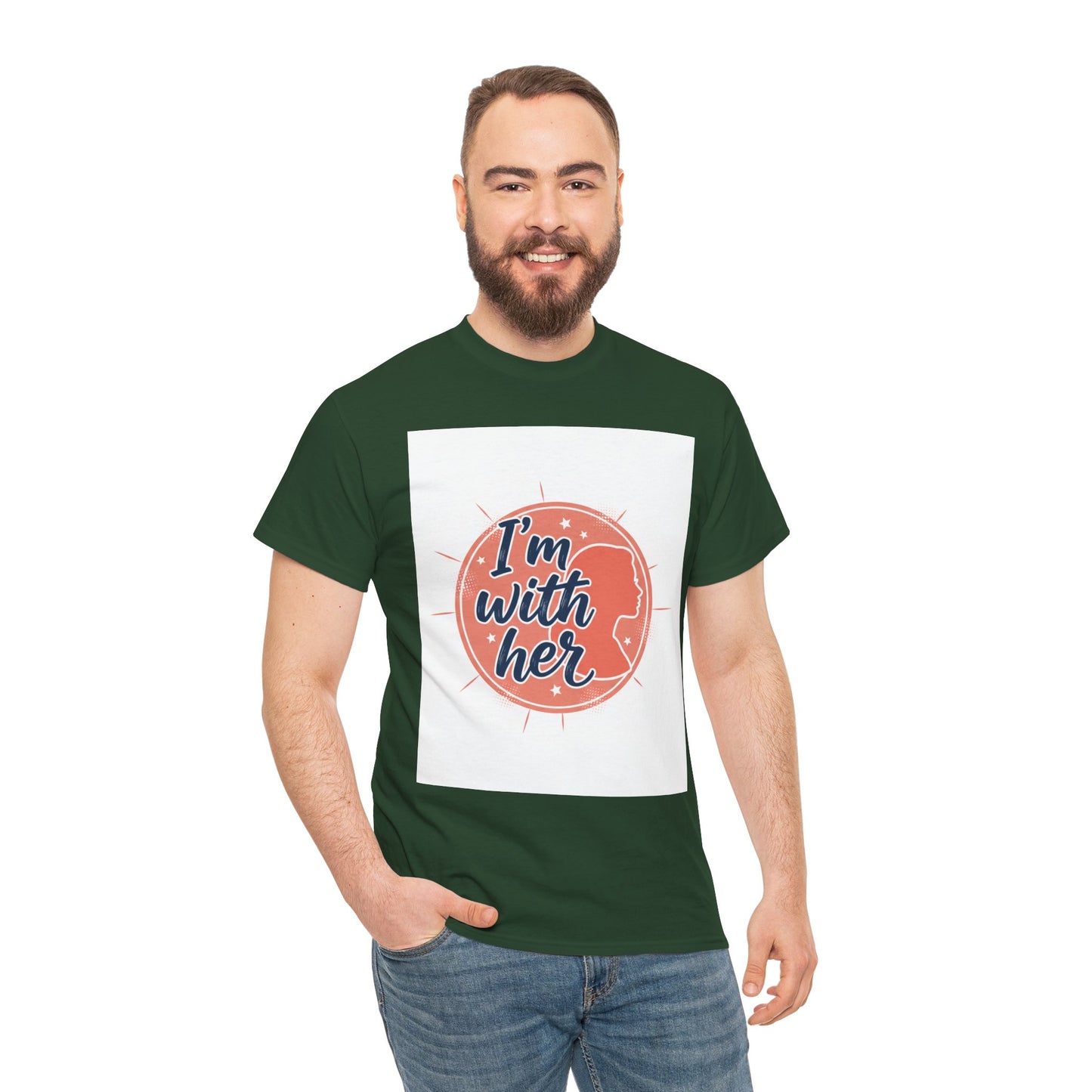I'm With Her Tee — Feminist Equality Graphic T-Shirt