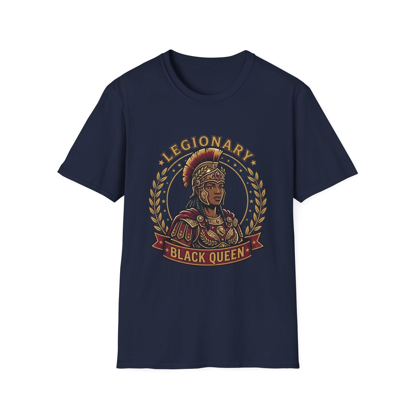 Legionary Black Queen T-Shirt — Empowering Afrocentric Warrior Tee