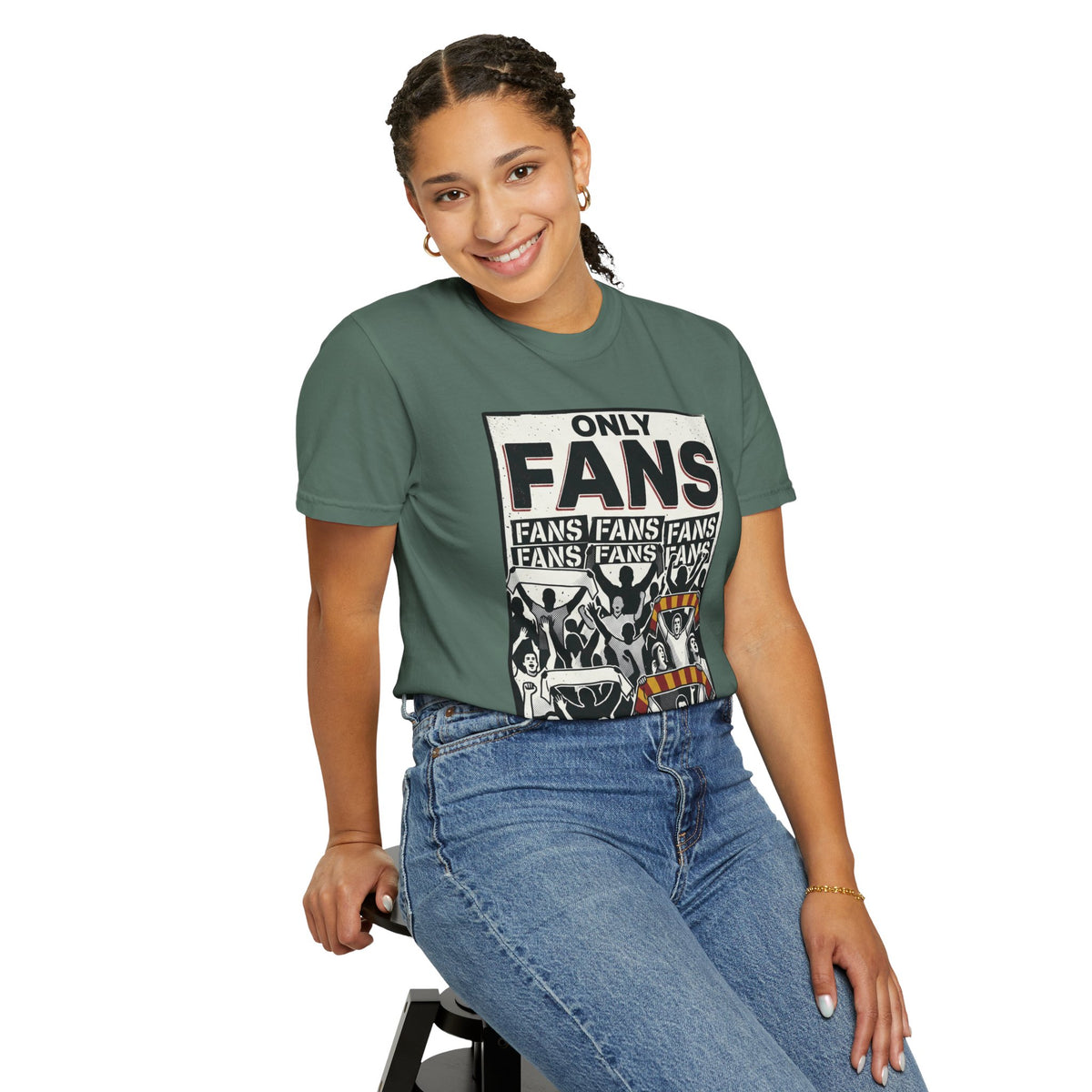 Only Fans Crowd Graphic T-Shirt — Vintage Sports Fan Tee