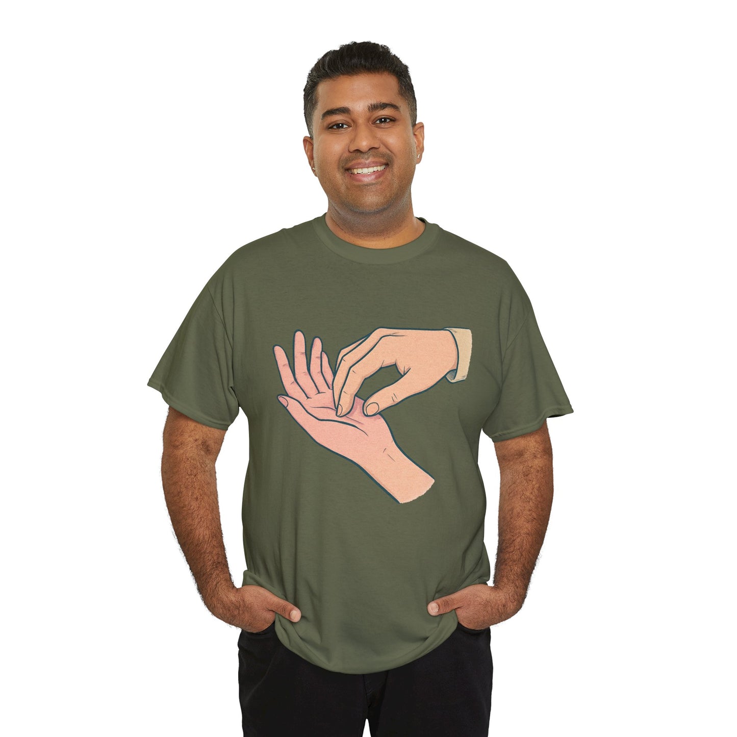 T-Shirt - Gentle Palm Reading Illustration Tee