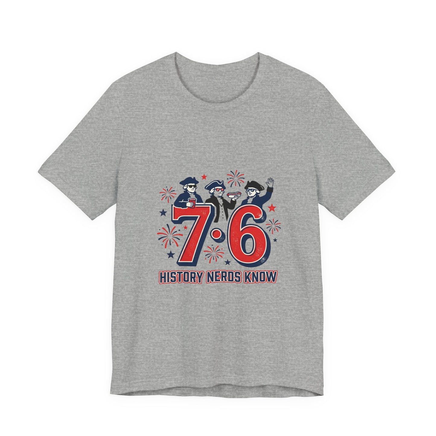 76 History Nerds Know Tee | 1776 Patriotic Meme, Vintage Independence Shirt
