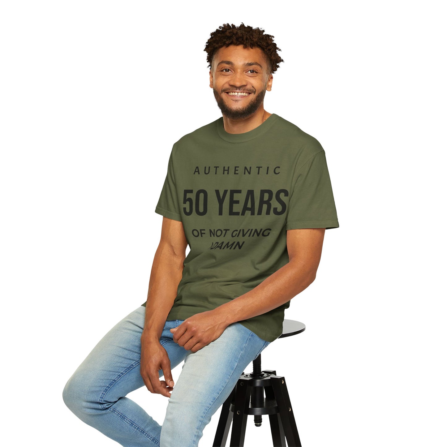 50 Years of Not Giving a Damn T-Shirt — Funny 50th Birthday Tee