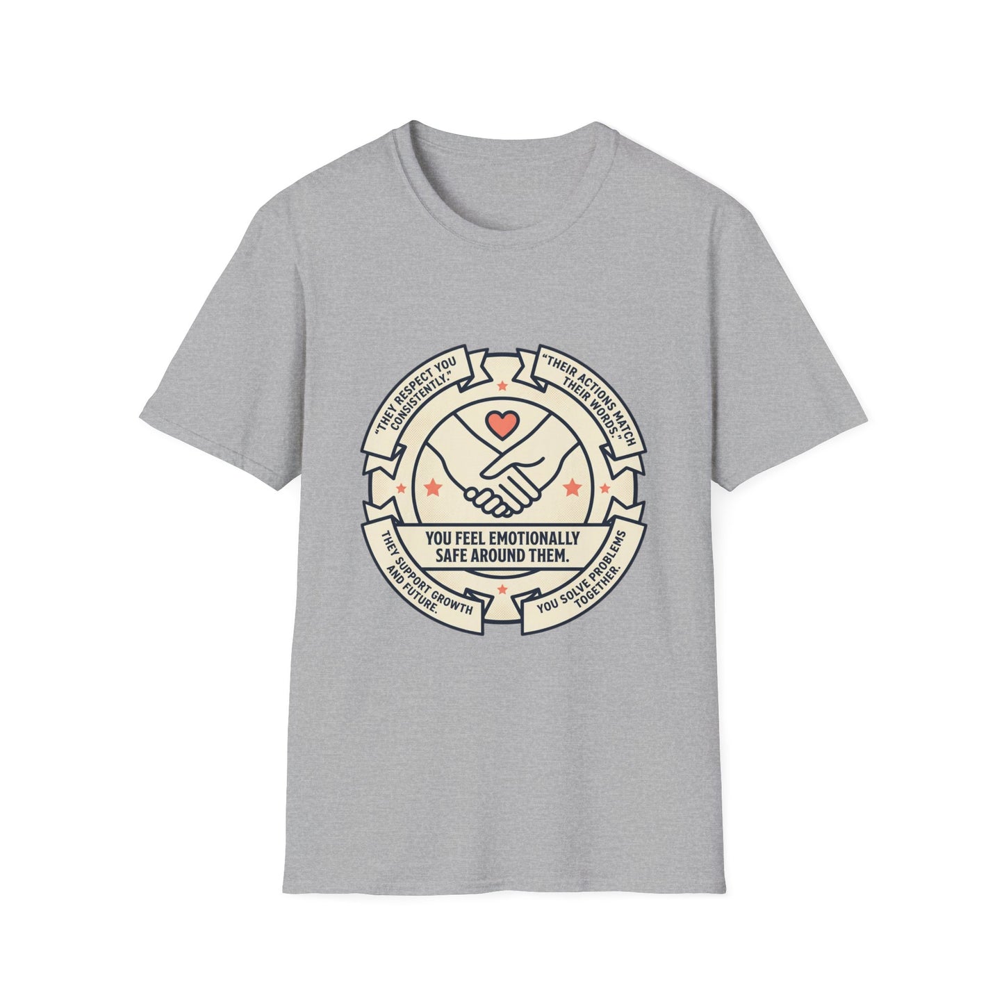 You Make Me Feel Safe Around You T‑Shirt — Emotional Safety Crewneck