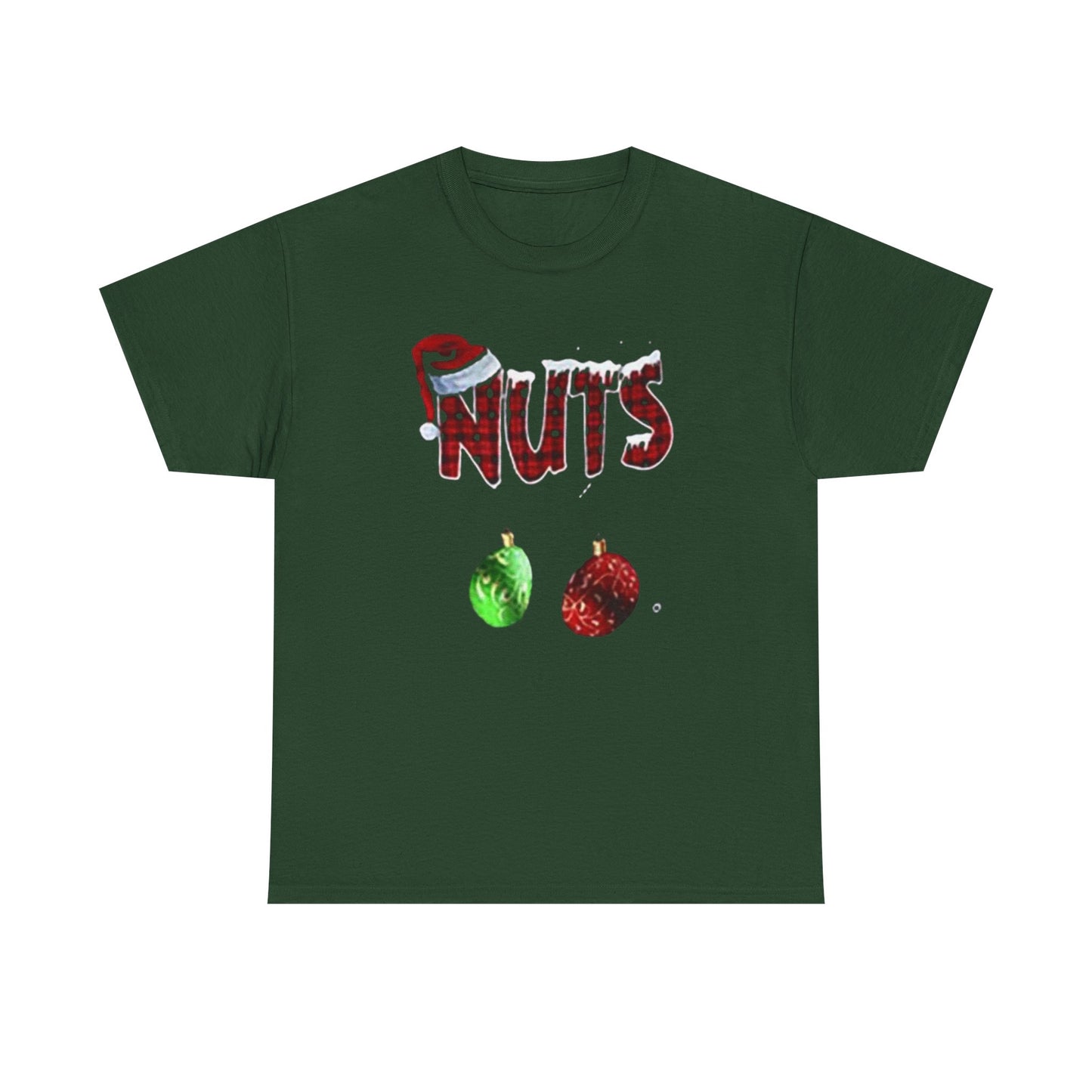 Holiday 'Nuts' Tee — Funny Christmas Ornament Graphic T-Shirt Printify