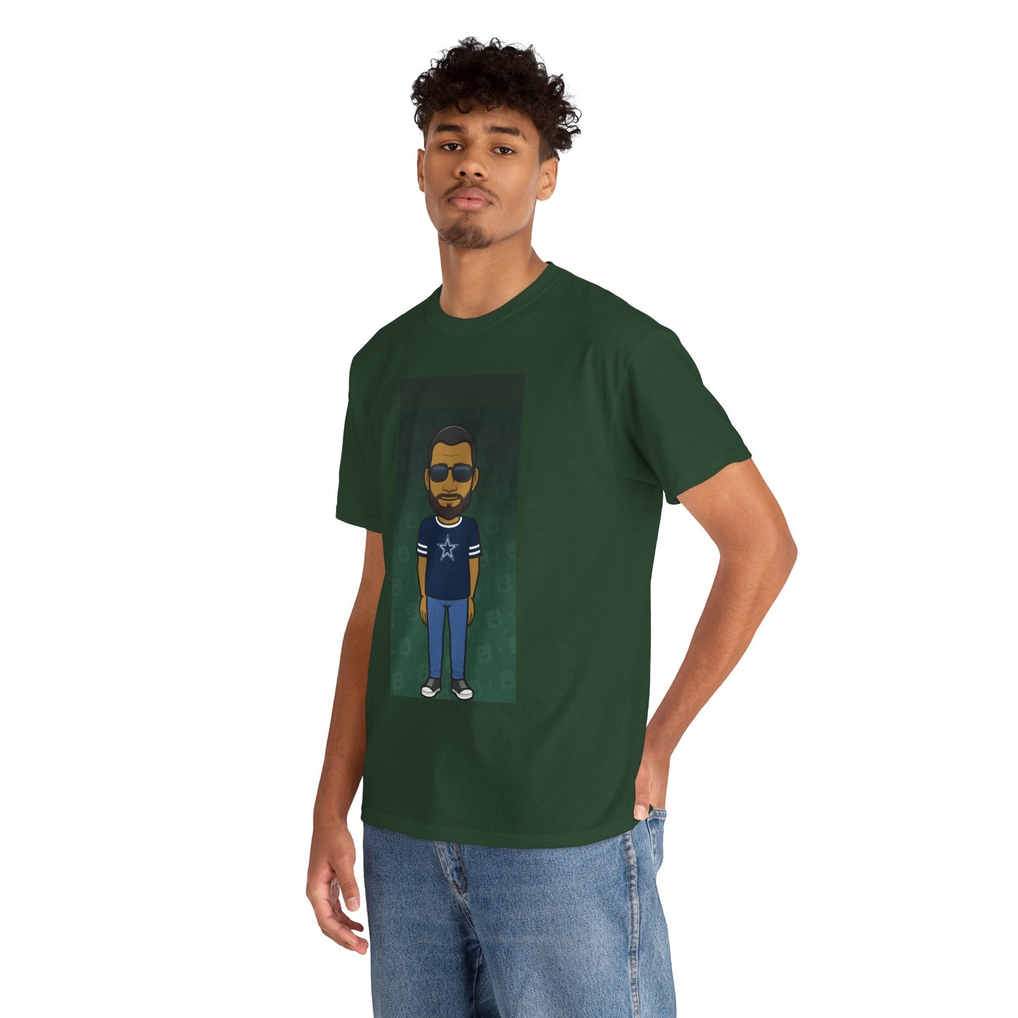 Cartoon Guy Graphic Tee — Personalized Avatar Shirt Printify