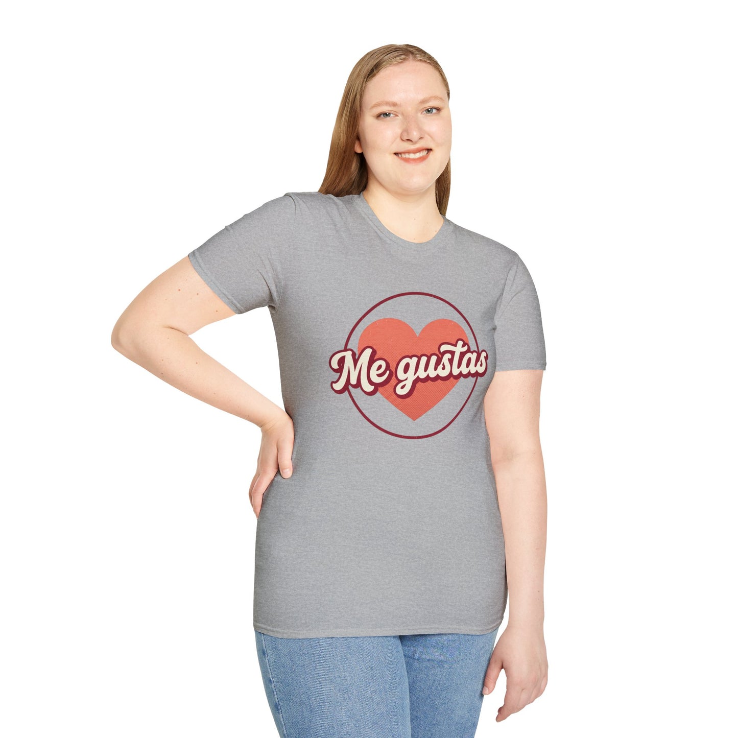 Me Gustas Heart T-Shirt — Spanish Love Graphic Tee