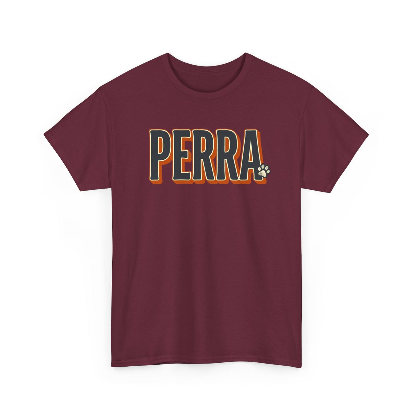 Perra Graphic Tee – Bold Retro Lettering T-Shirt
