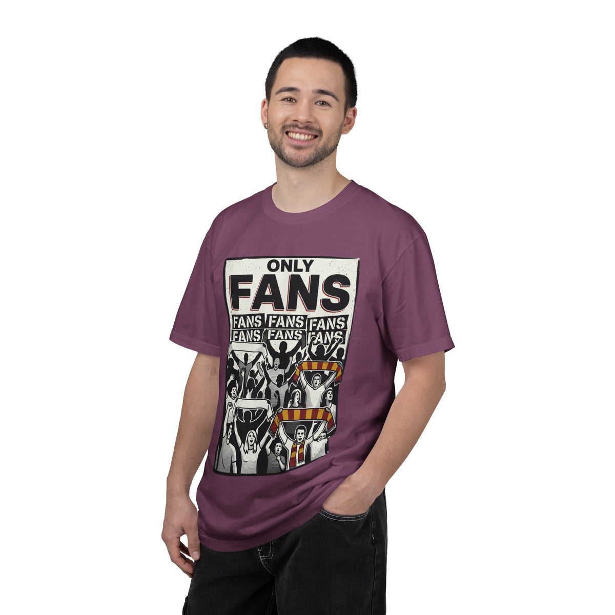 Only Fans Crowd Graphic T-Shirt — Vintage Sports Fan Tee