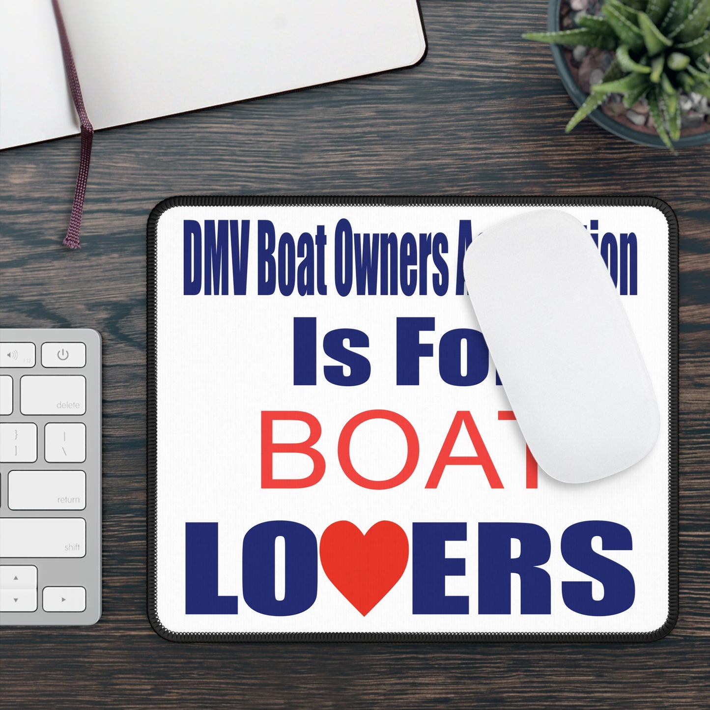 Boat Lovers Gaming Mouse Pad, Nautical Gifts for Him, Desk Accessories, Unique Mousepads, Ocean Theme Decor