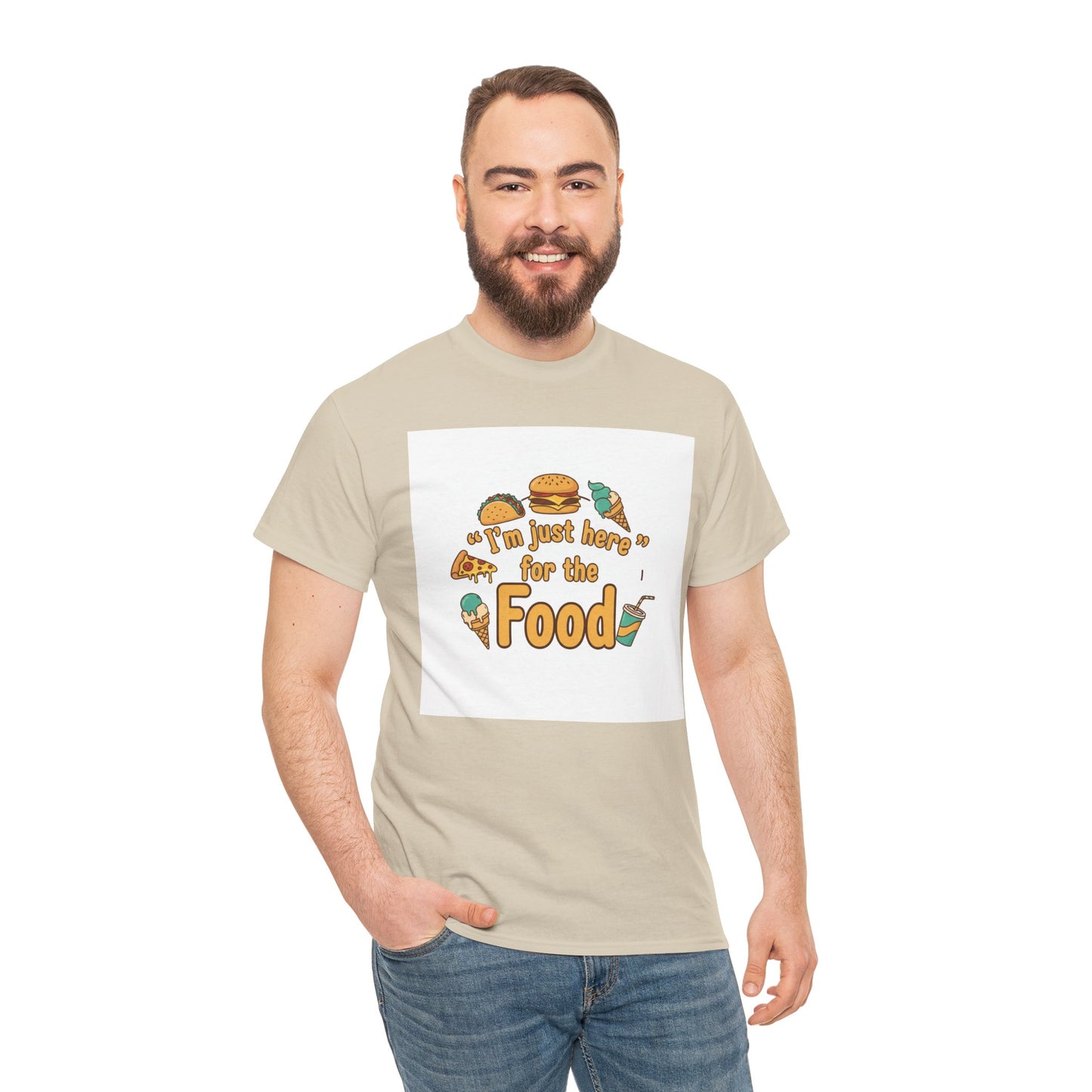 I'm Just Here for the Food T‑Shirt — Funny Foodie Graphic Tee
