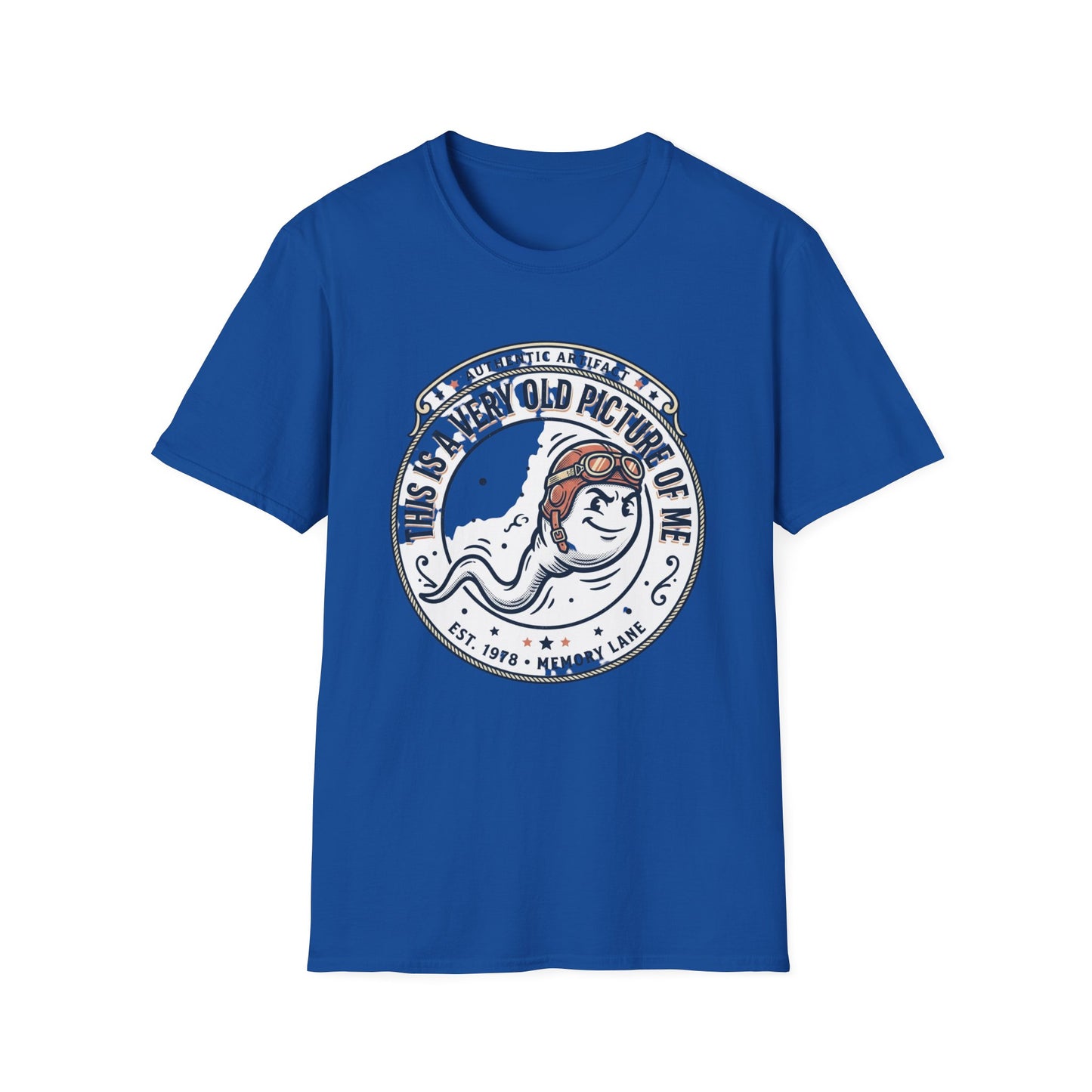 "This Is A Very Old Picture Of Me" Retro Marine Tee