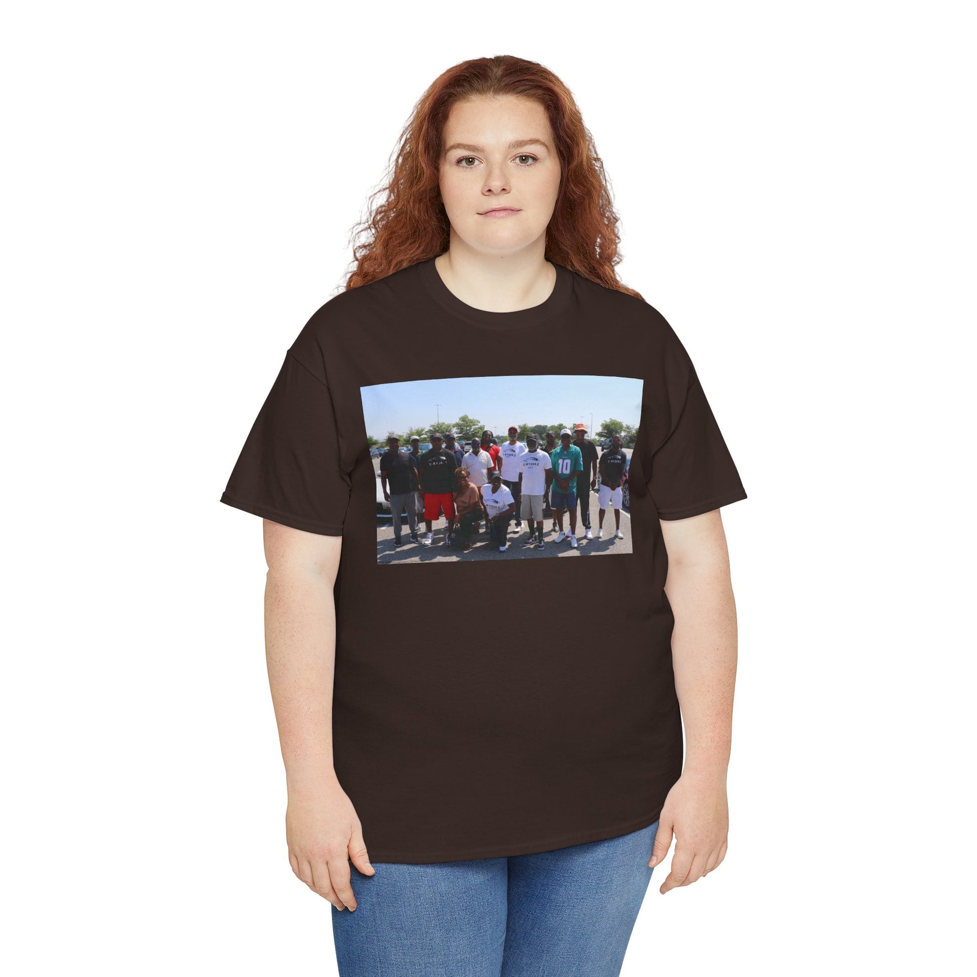 C-RYDERZ Group Photo Custom Tee — Personalized Reunion & Team Picture Shirt Printify