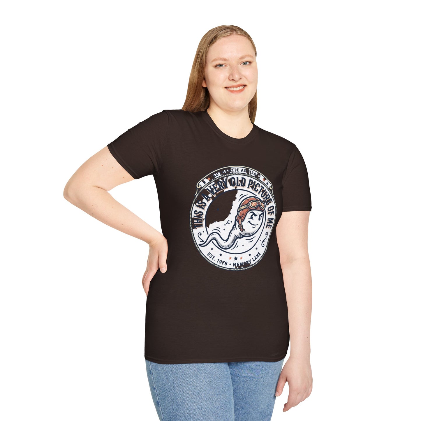 "This Is A Very Old Picture Of Me" Retro Marine Tee