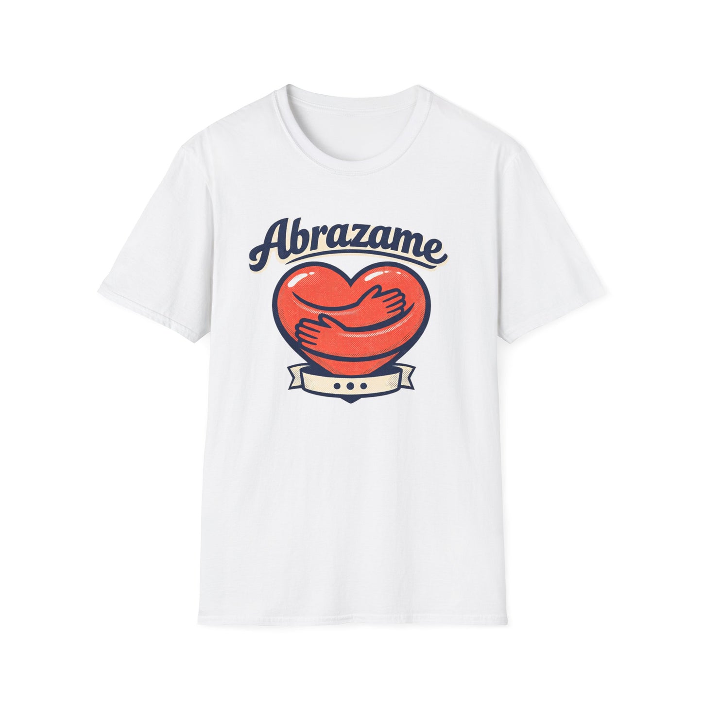 Abrázame Heart Hug T-Shirt — Spanish Love Graphic Tee