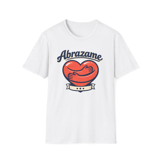 Abrázame Heart Hug T-Shirt — Spanish Love Graphic Tee