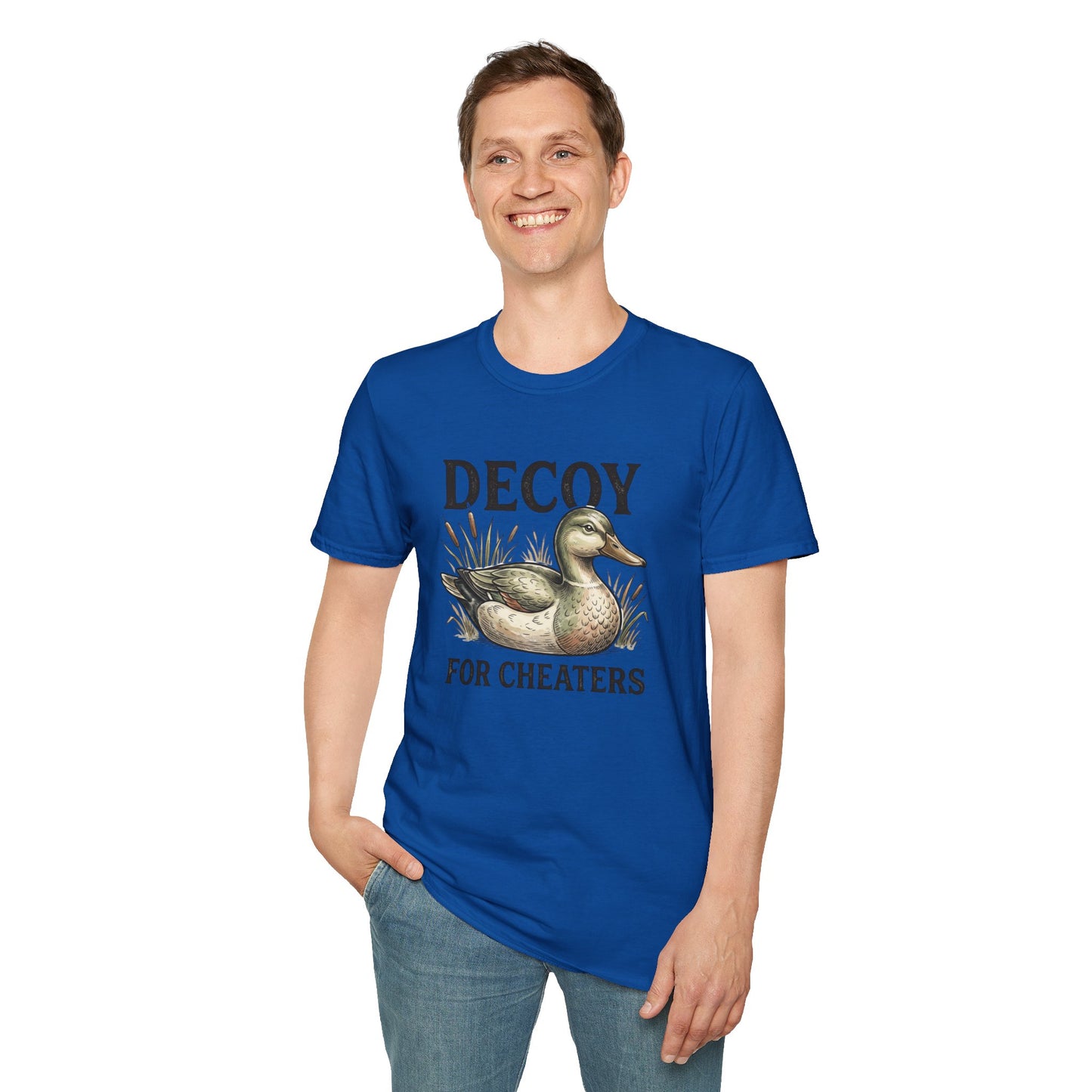 Decoy Duck T-Shirt — "Decoy for Cheaters" Vintage Waterfowl Tee