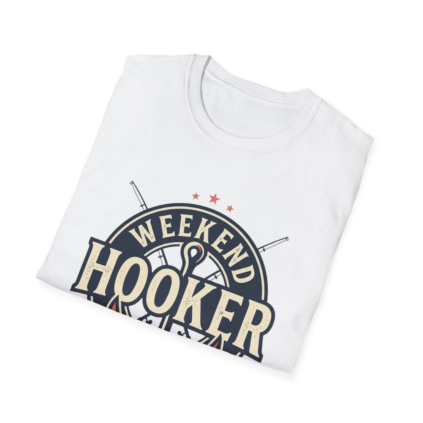 Weekend Hooker Fishing T-Shirt — Anchor & Rod Graphic Tee