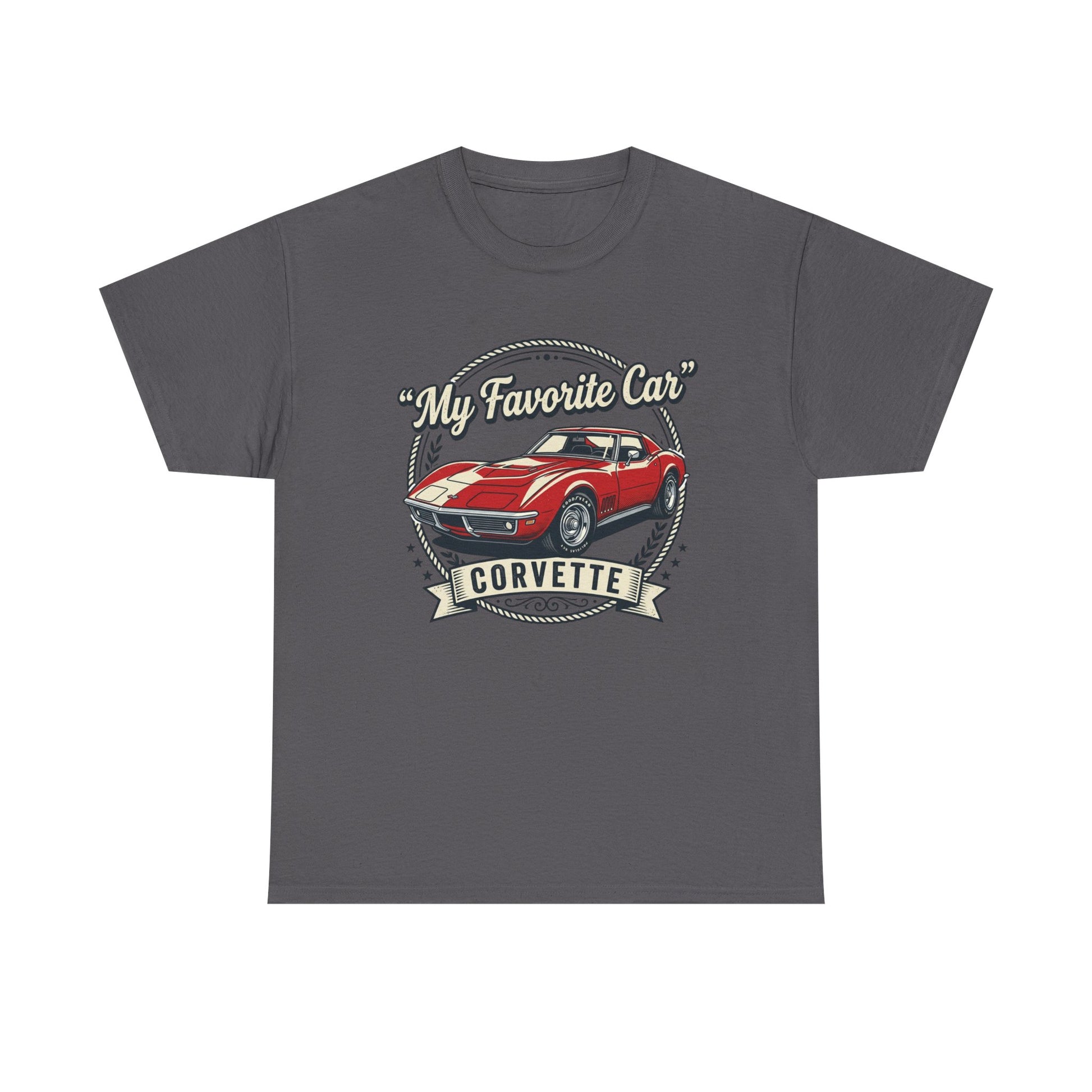 Corvette 'My Favorite Car' Classic Muscle Tee Printify
