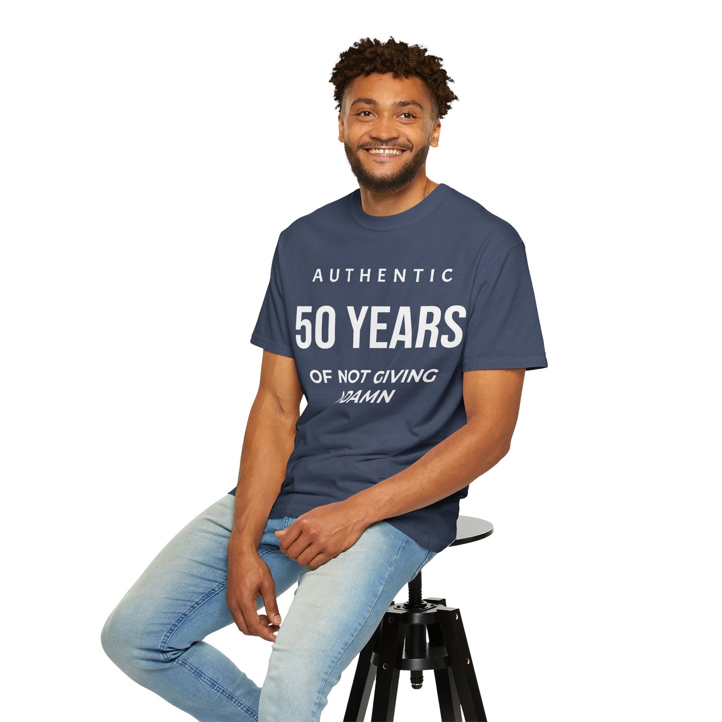50 Years of Not Giving a Damn T-Shirt — Funny 50th Birthday Tee