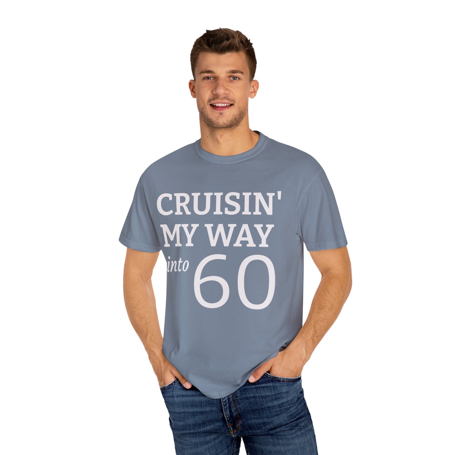 Cruisin' My Way Into 60 T-Shirt — 60th Birthday Tee