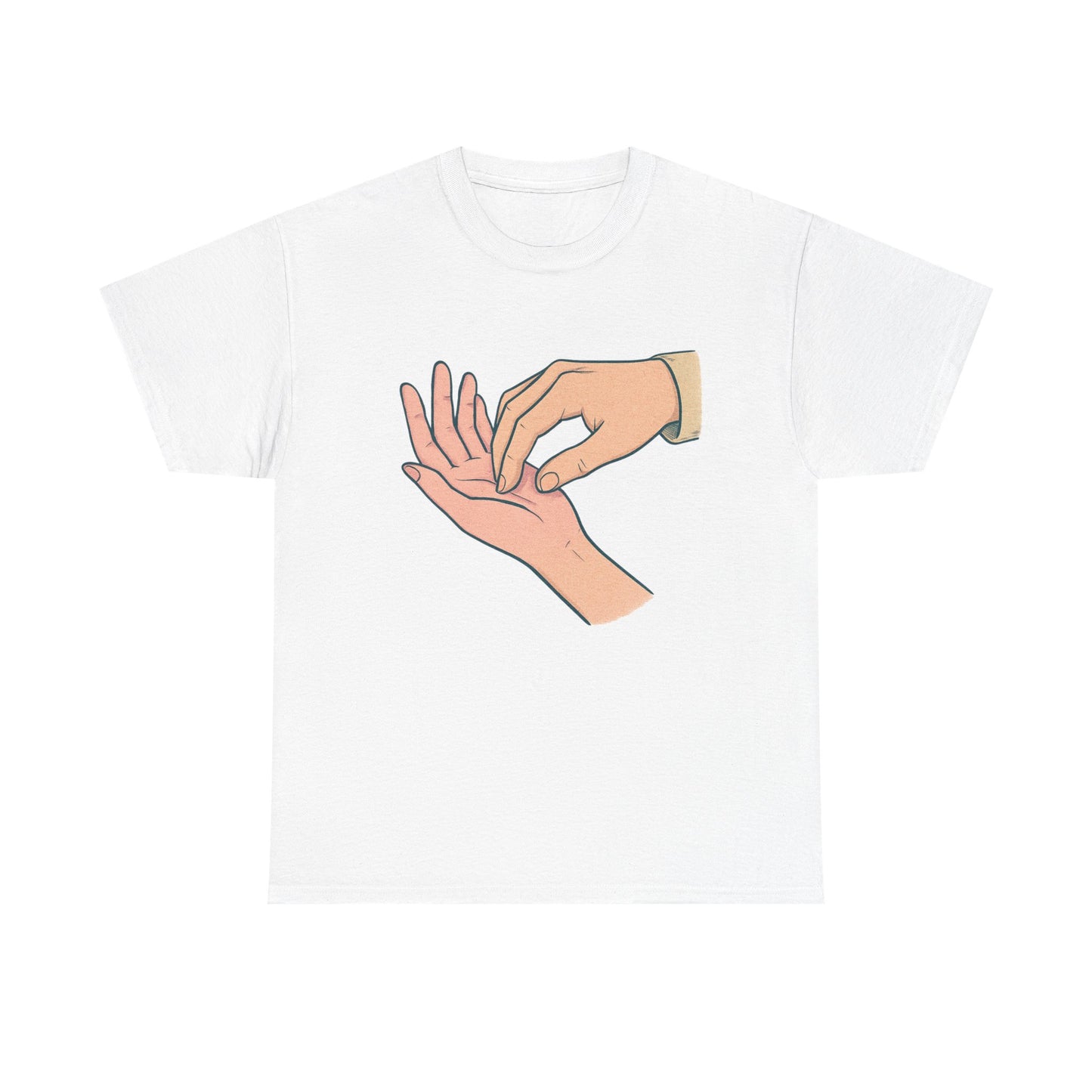 T-Shirt - Gentle Palm Reading Illustration Tee