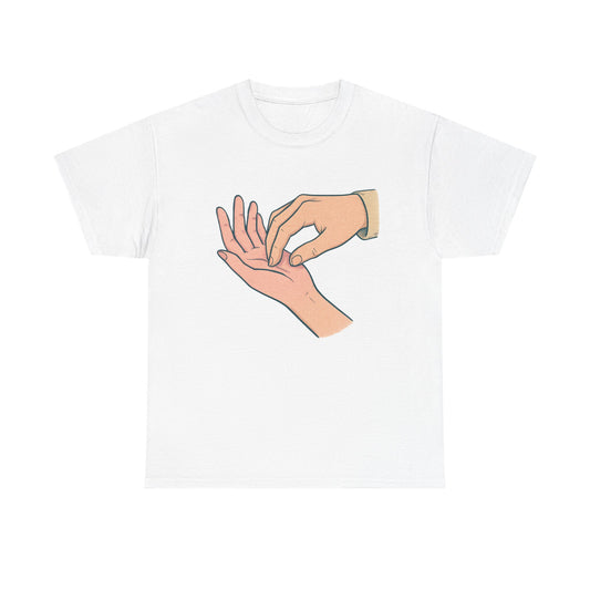 T-Shirt - Gentle Palm Reading Illustration Tee