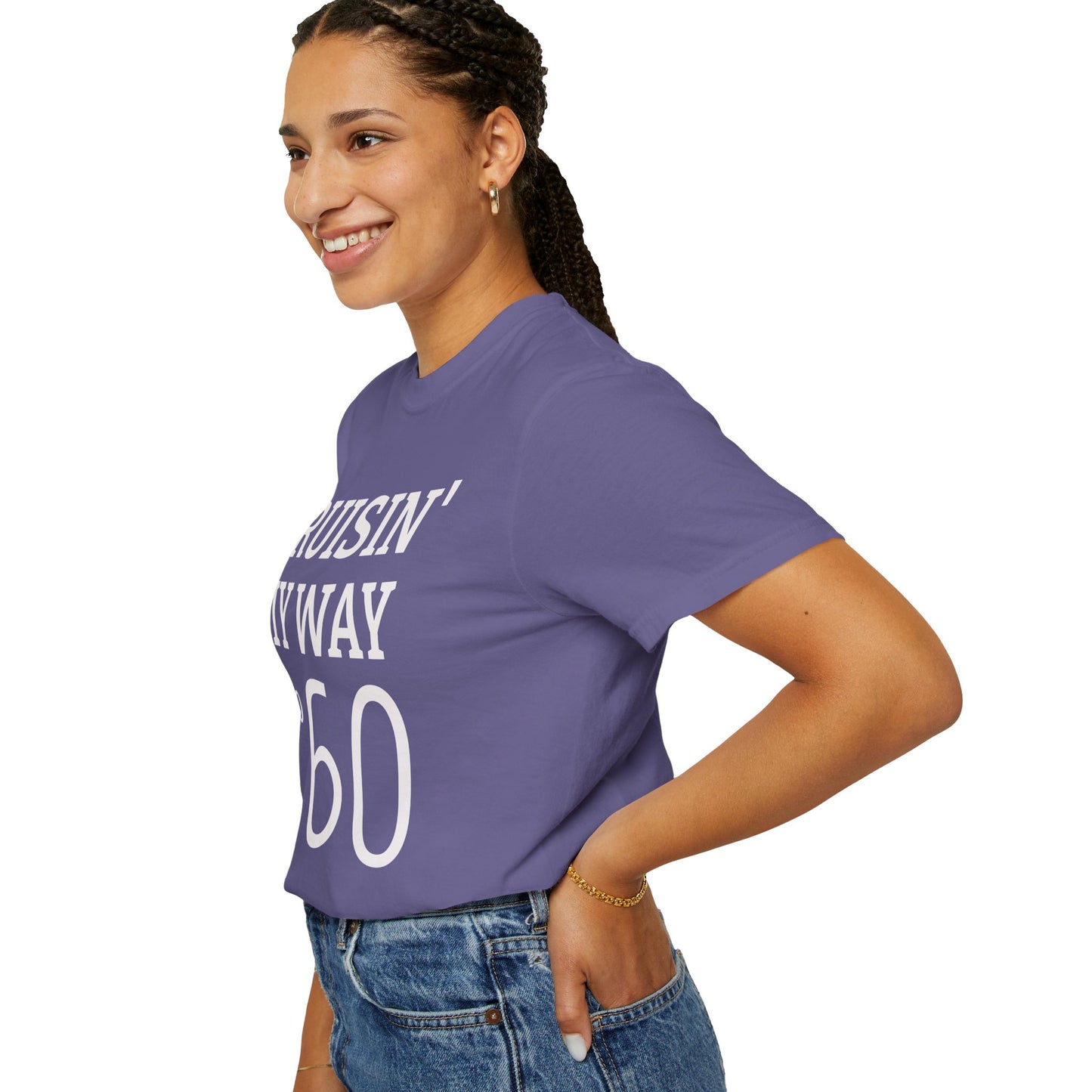 Cruisin' My Way Into 60 T-Shirt — 60th Birthday Tee