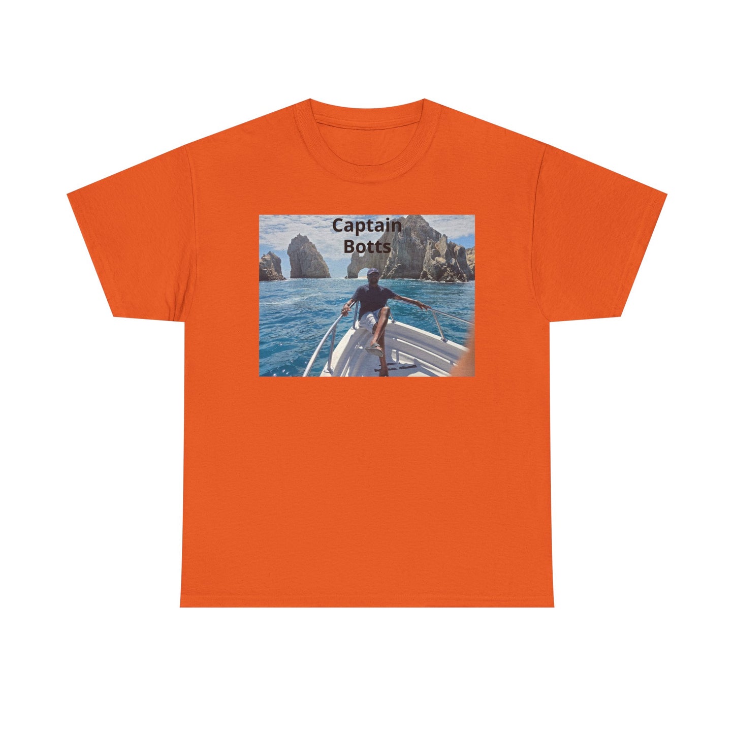 Larry T-Shirt — "Captain Botts" Boat Photo Graphic Tee | Nautical Vacation Crew Shirt