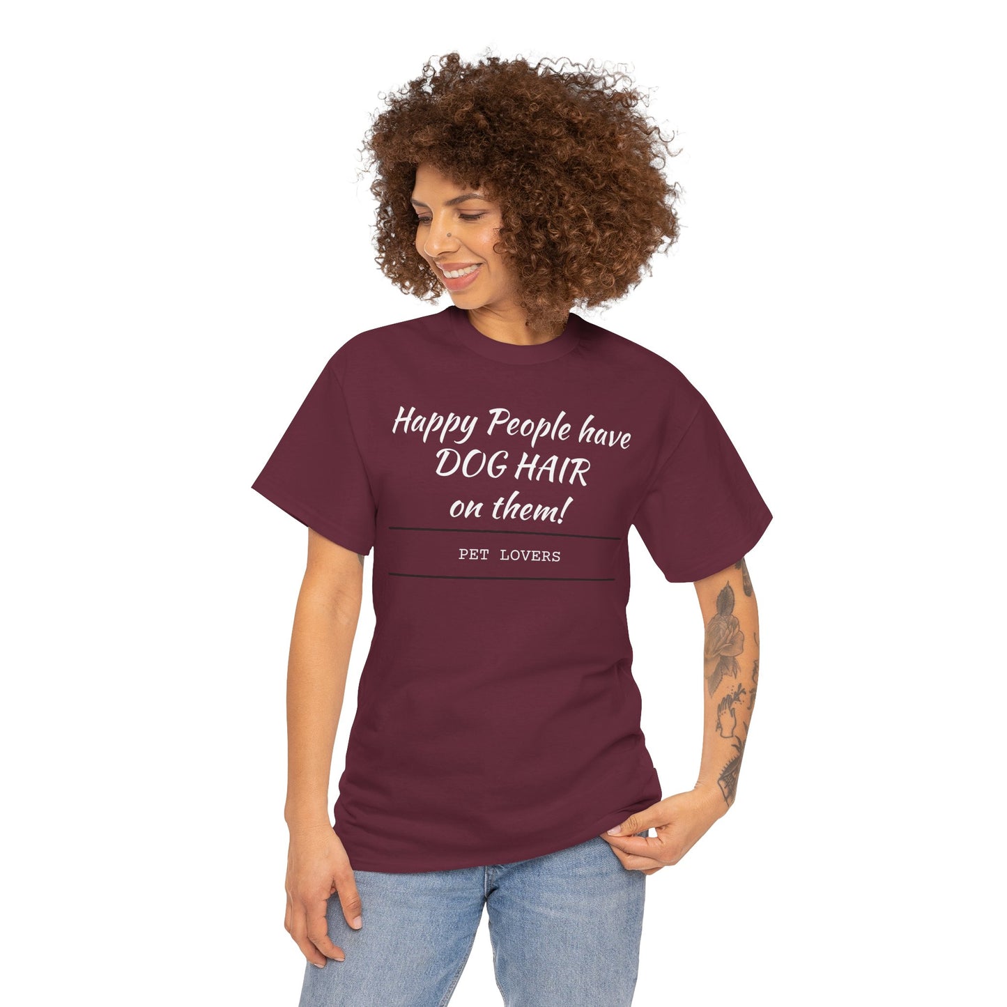 Dog Hair Tee for Pet Lovers