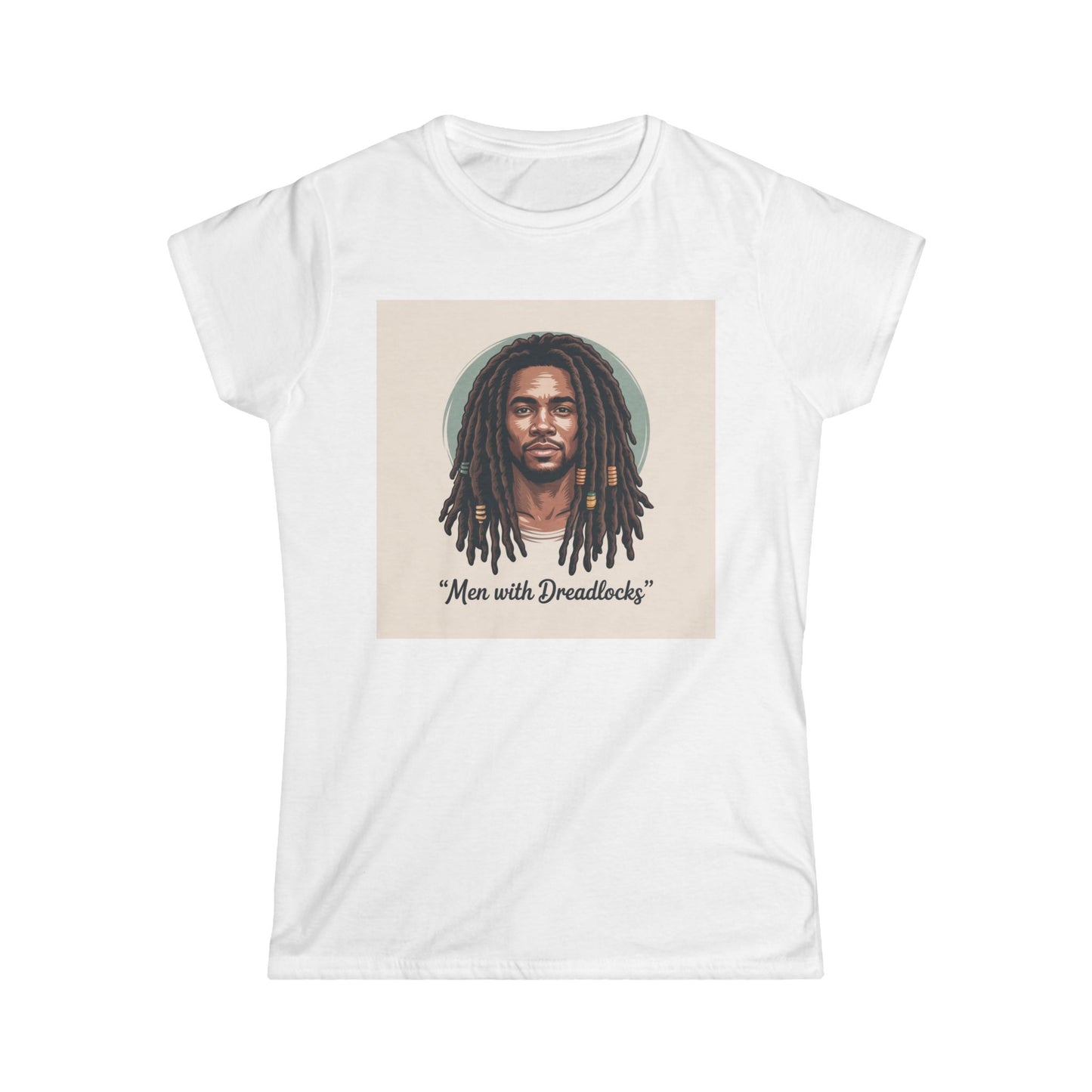 Dreadlocks Portrait Tee — "Men with Dreadlocks" Graphic Women's Shirt Printify