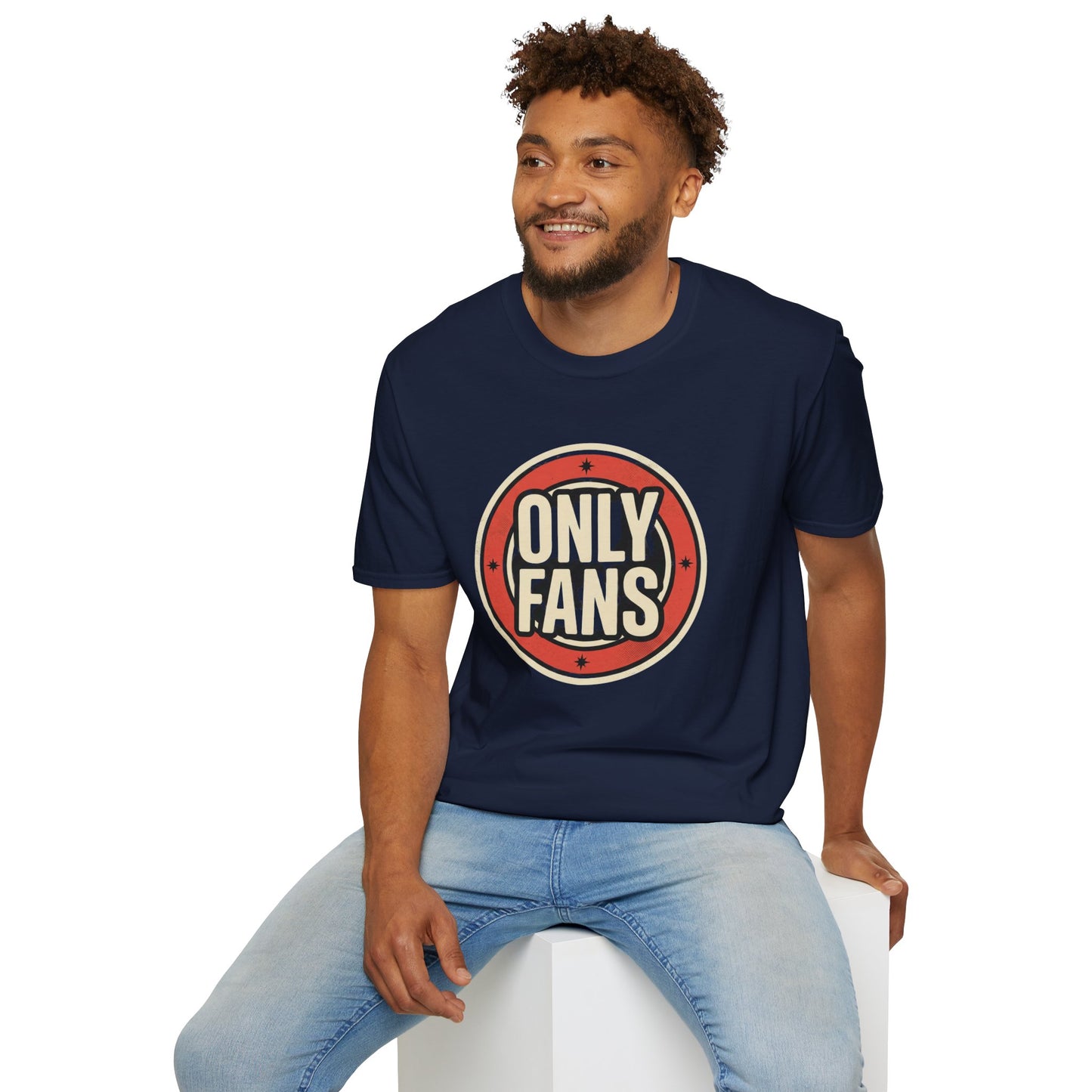 OnlyFans Logo Graphic T-Shirt — Retro Circle Design