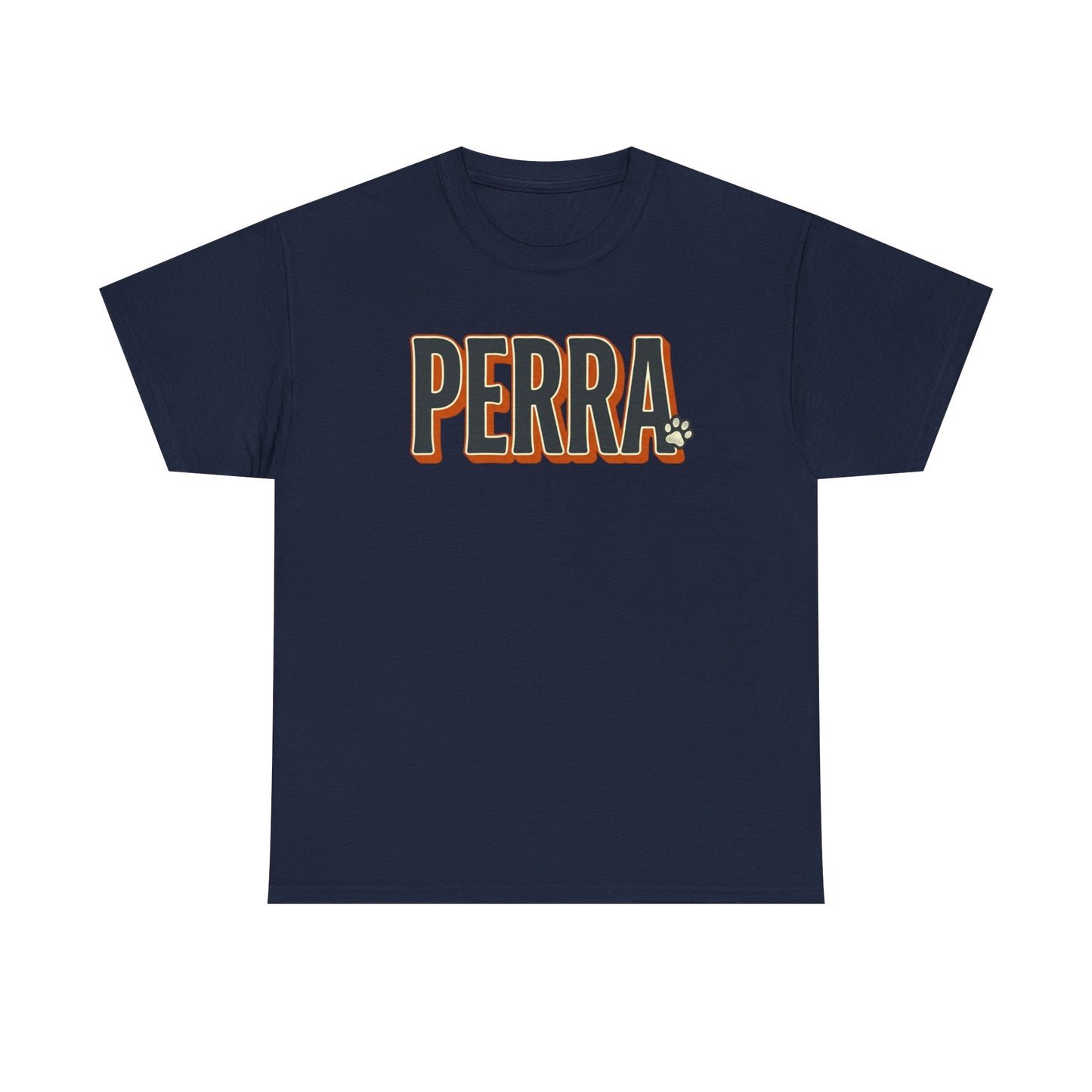 Perra Graphic Tee – Bold Retro Lettering T-Shirt