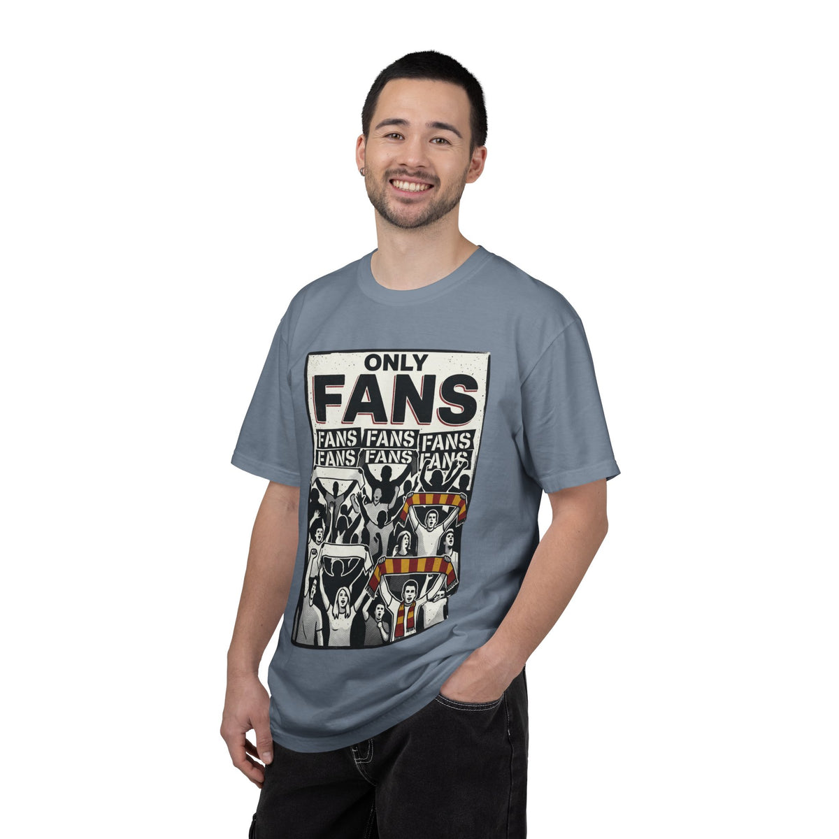 Only Fans Crowd Graphic T-Shirt — Vintage Sports Fan Tee