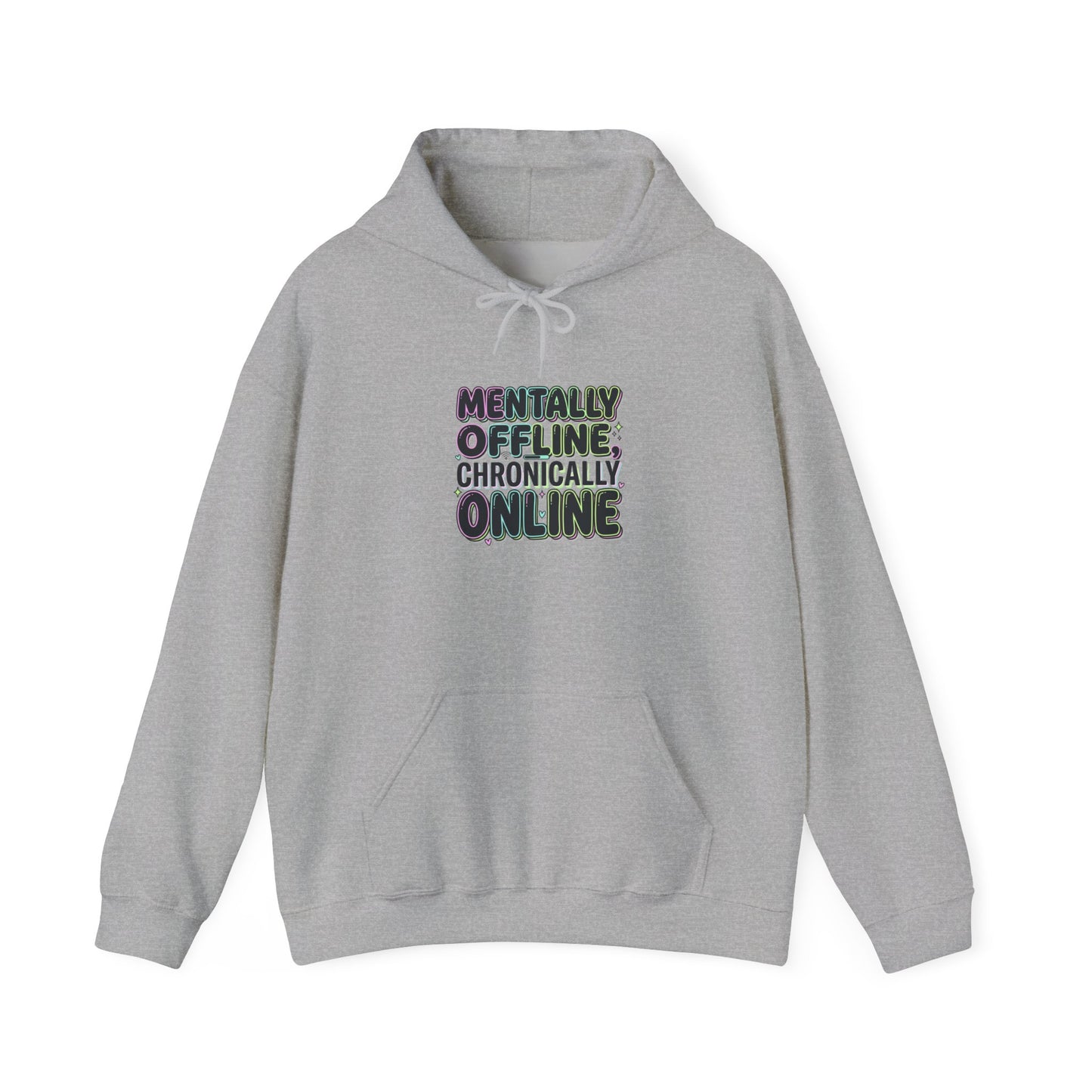 Mentally Offline Unisex Heavy Blend™ Hooded Sweatshirt