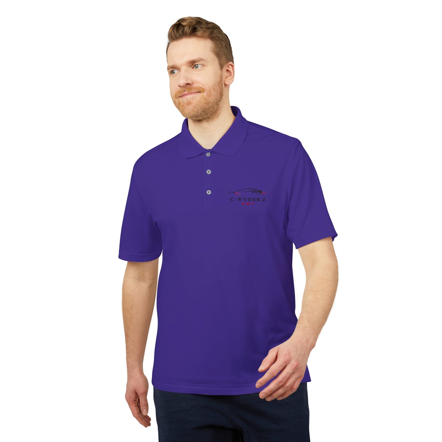 C-RYDERZ Adidas Unisex Performance Polo Shirt - Stylish Activewear for Athletes Printify