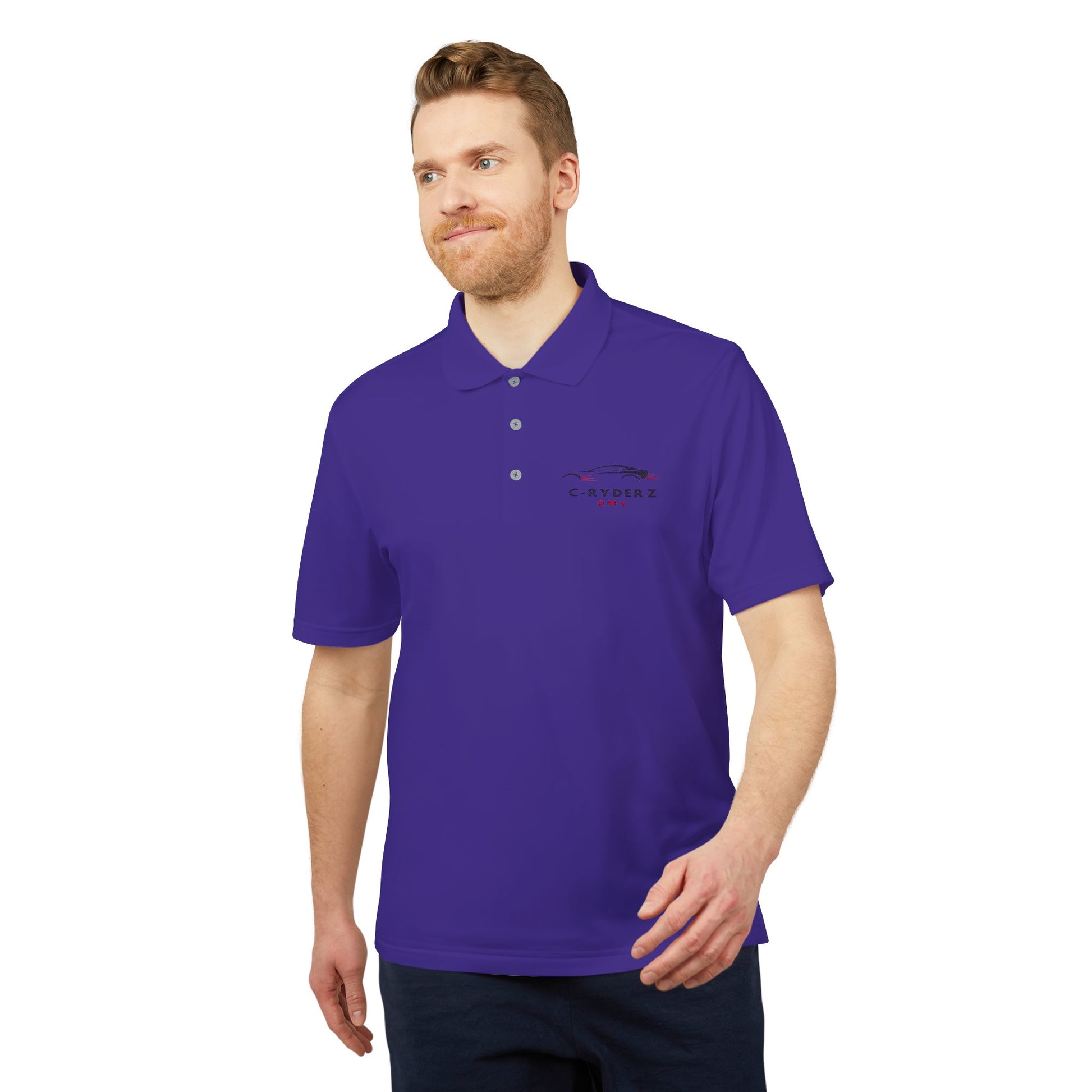 C-RYDERZ Adidas Unisex Performance Polo Shirt - Stylish Activewear for Athletes Printify