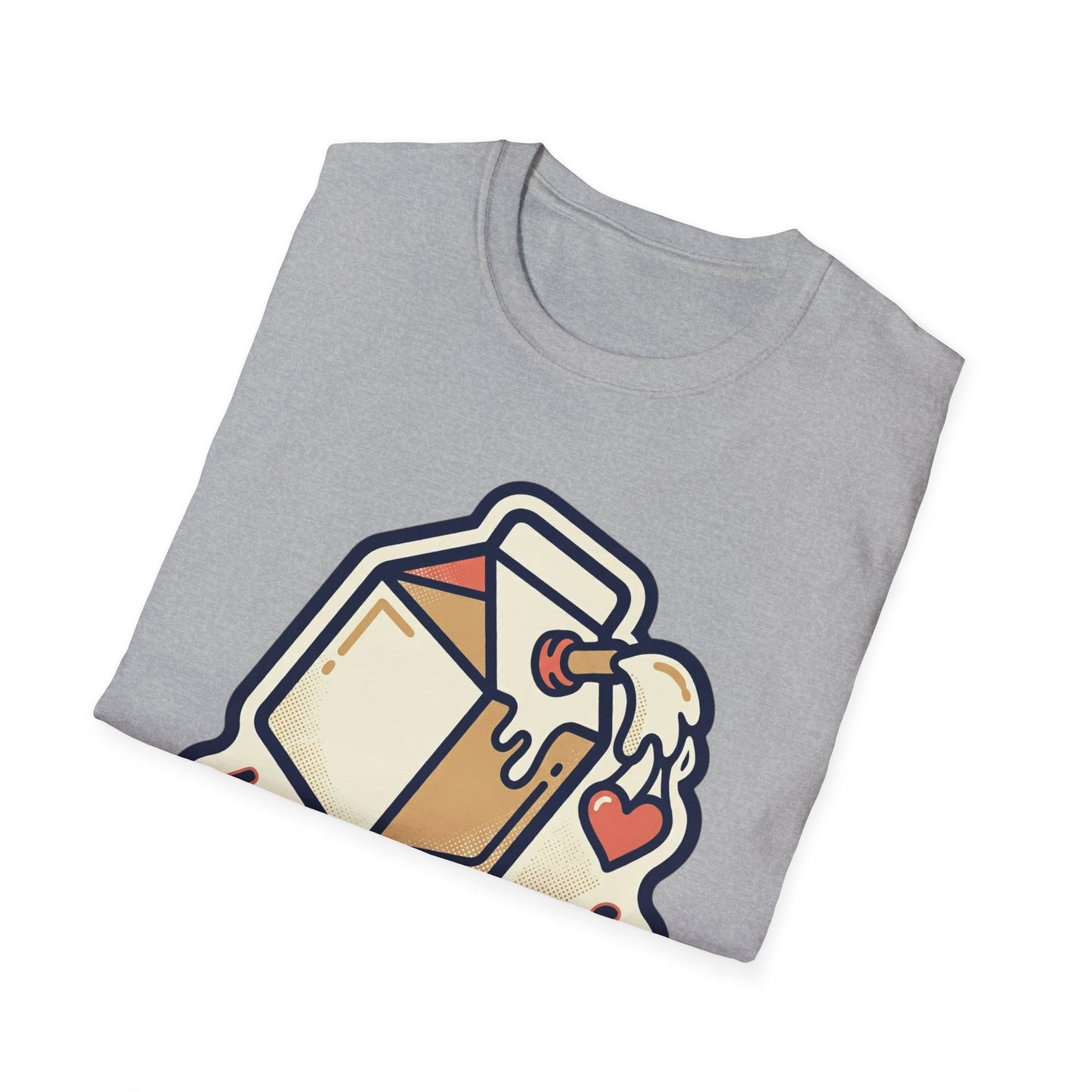 Cream Pie Cartoon T-Shirt — "I Like Creampies" Retro Milk Carton Graphic Tee