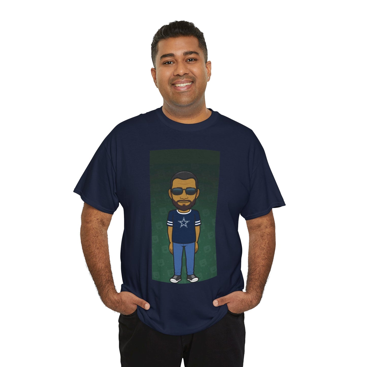 Cartoon Guy Graphic Tee — Personalized Avatar Shirt Printify