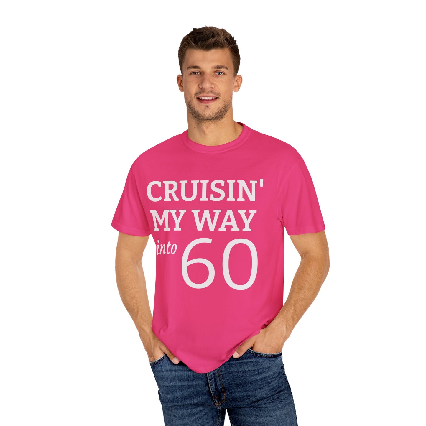 Cruisin' My Way Into 60 T-Shirt — 60th Birthday Tee