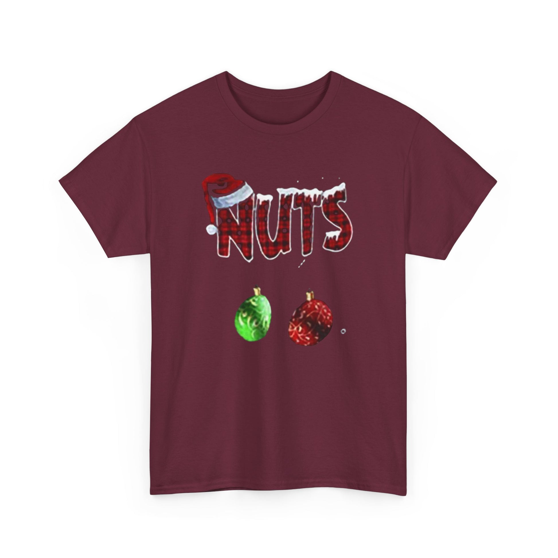 Holiday 'Nuts' Tee — Funny Christmas Ornament Graphic T-Shirt Printify