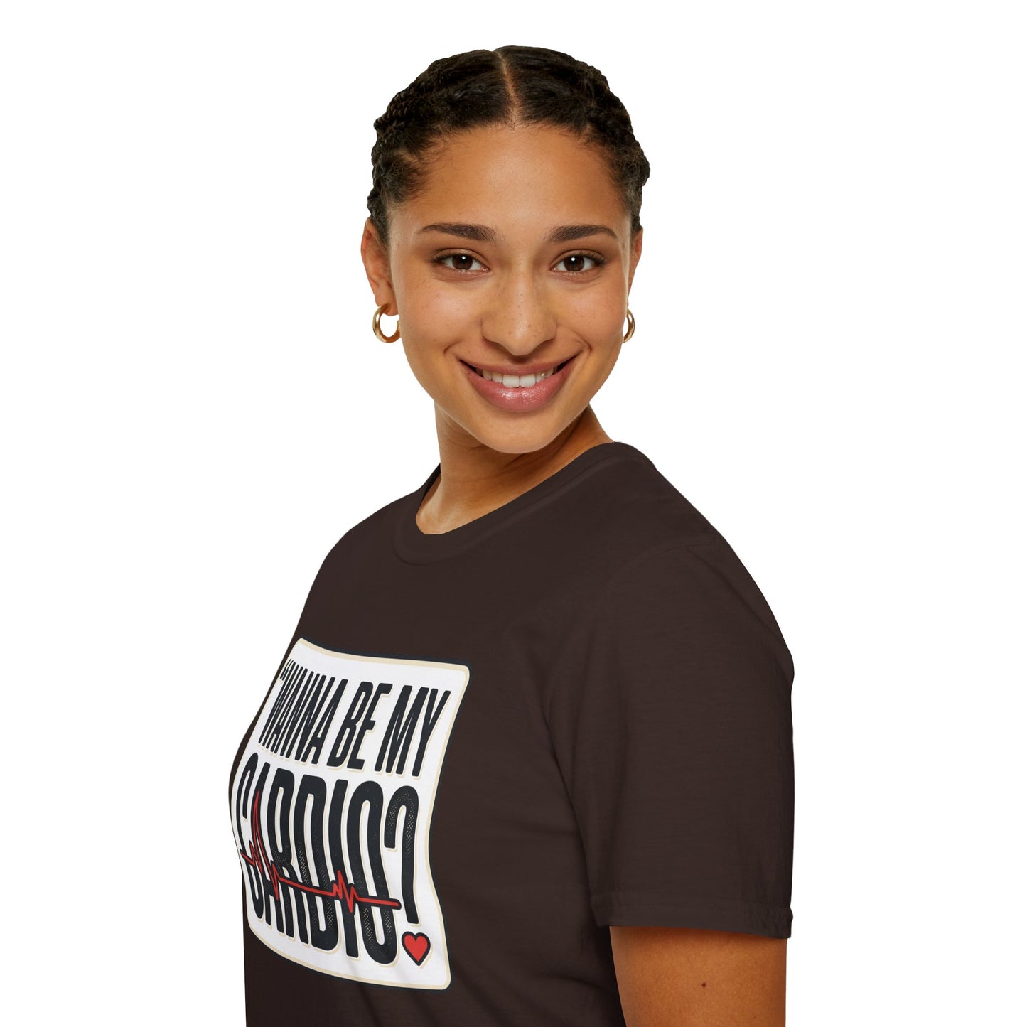Wanna Be My Cardio? T-Shirt — Funny Fitness Graphic Tee for Gym Lovers