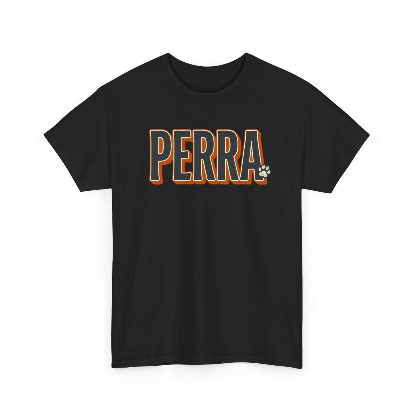 Perra Graphic Tee – Bold Retro Lettering T-Shirt