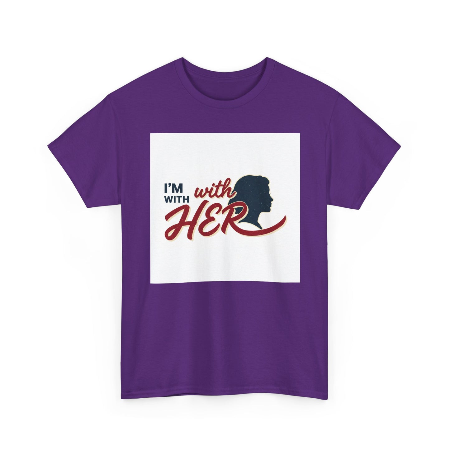 I'm With Her T-Shirt — Women's Rights / Feminist Silhouette Tee