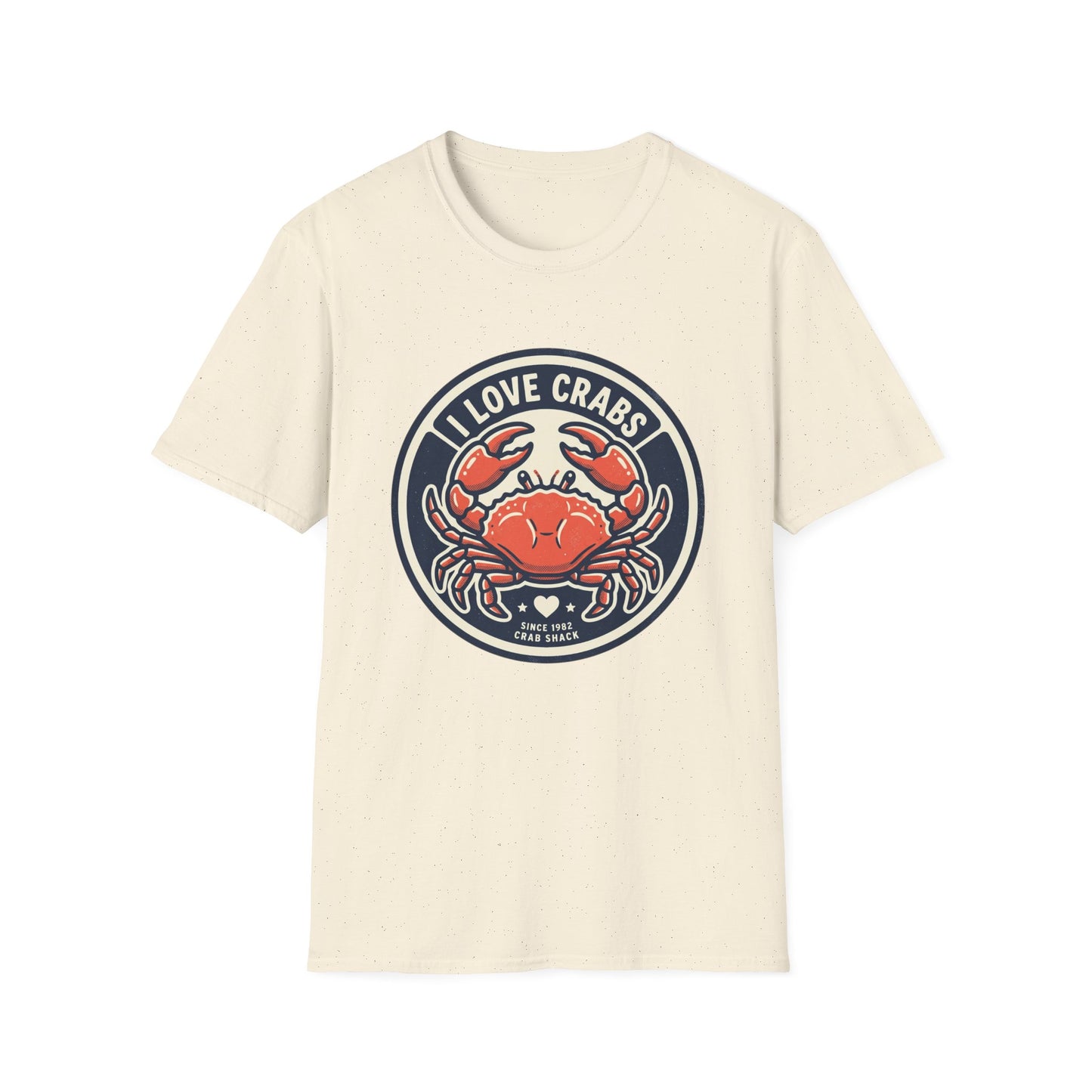 Crab Lover T-Shirt — I Love Crabs Vintage Seafood Graphic Tee