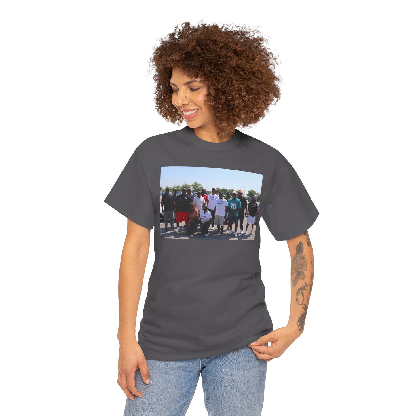 C-RYDERZ Group Photo Custom Tee — Personalized Reunion & Team Picture Shirt Printify