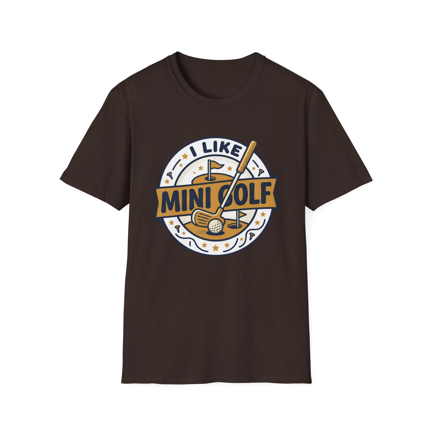 I Like Mini Golf T-Shirt — Retro Mini-Golf Graphic Tee for Fans & Players