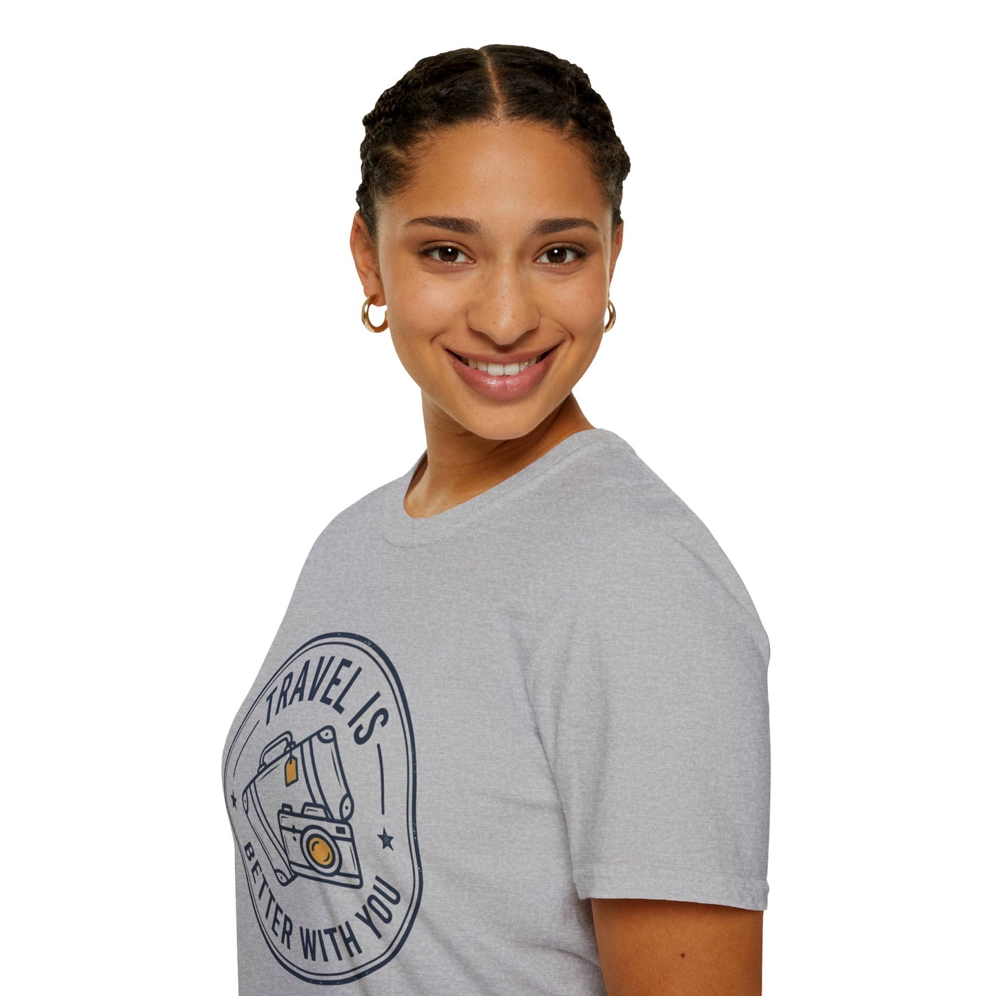 Travel Is Better With You T‑Shirt — Travel Lovers Graphic Tee