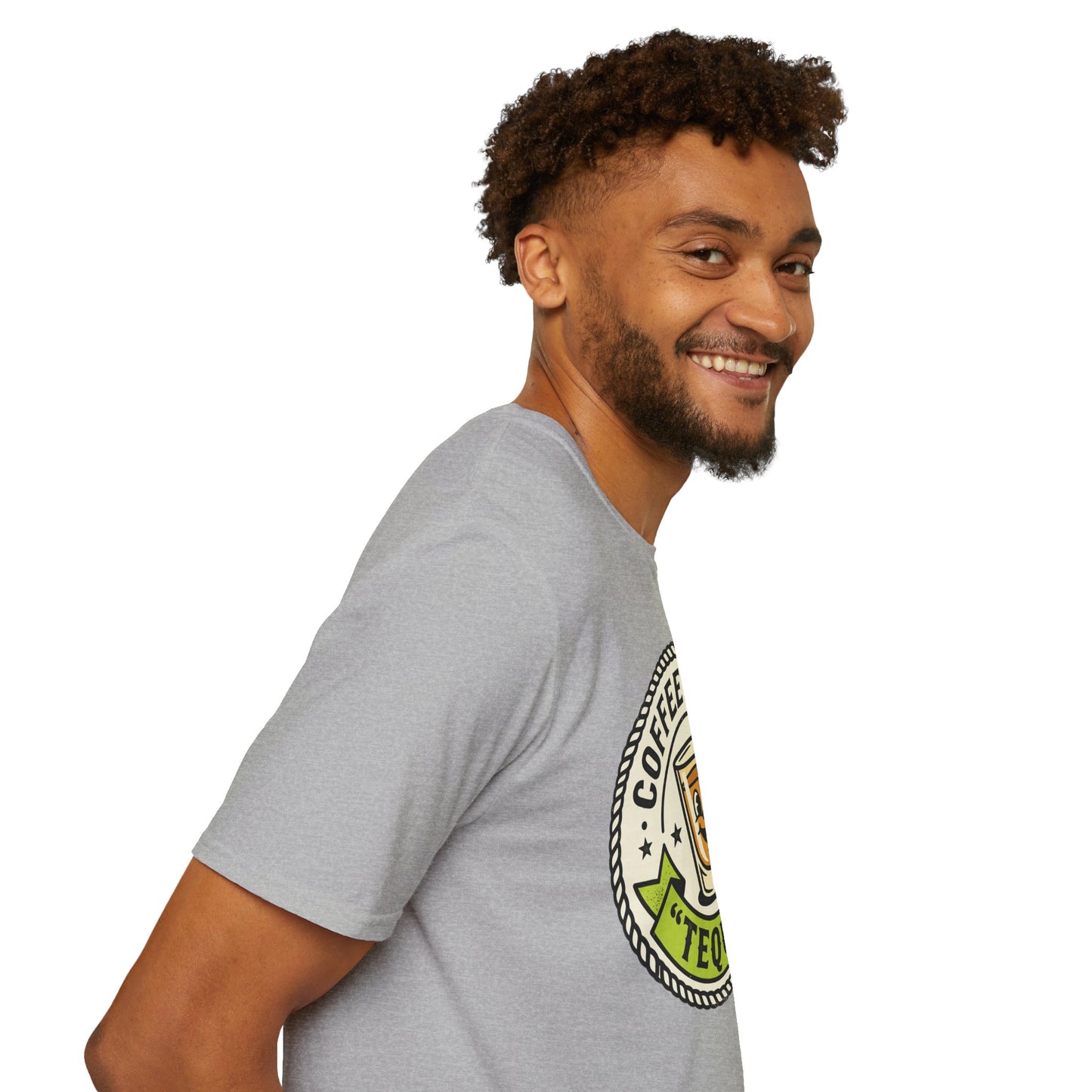 Coffee? Nah, Tequila! T-Shirt – Funny Shot Glass Graphic Tee for Party Lovers
