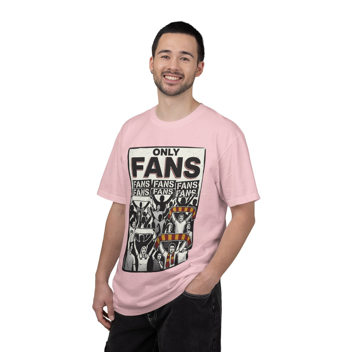 Only Fans Crowd Graphic T-Shirt — Vintage Sports Fan Tee