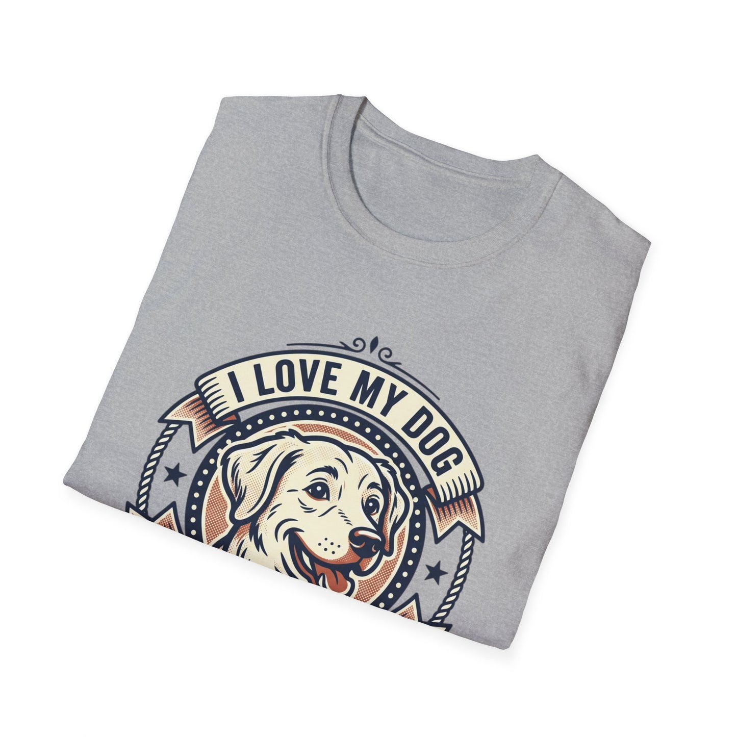 I Love My Dog T-Shirt – Retro Dog Lover Tee ("I Love My Dog More Than Most of the People I Know")